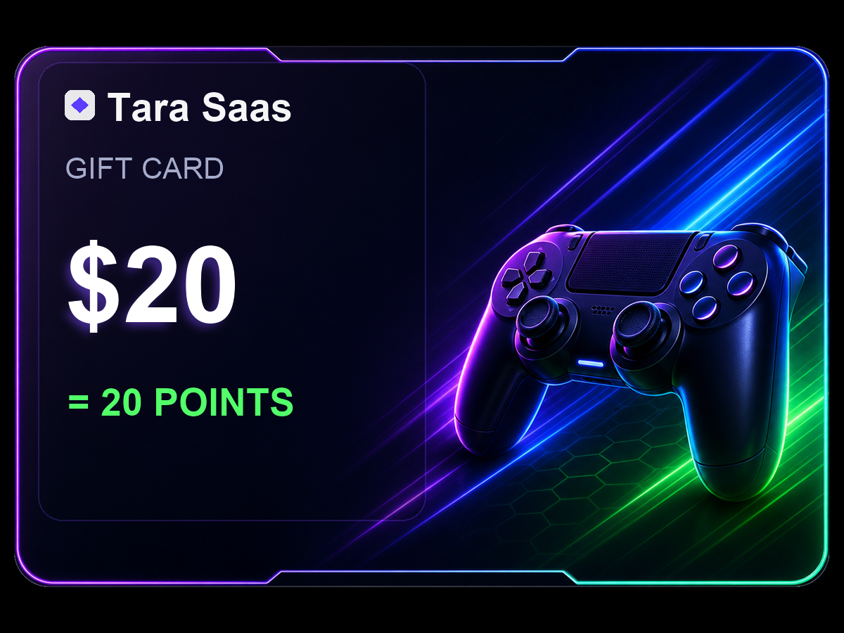 $20 Digital Gaming Gift Card