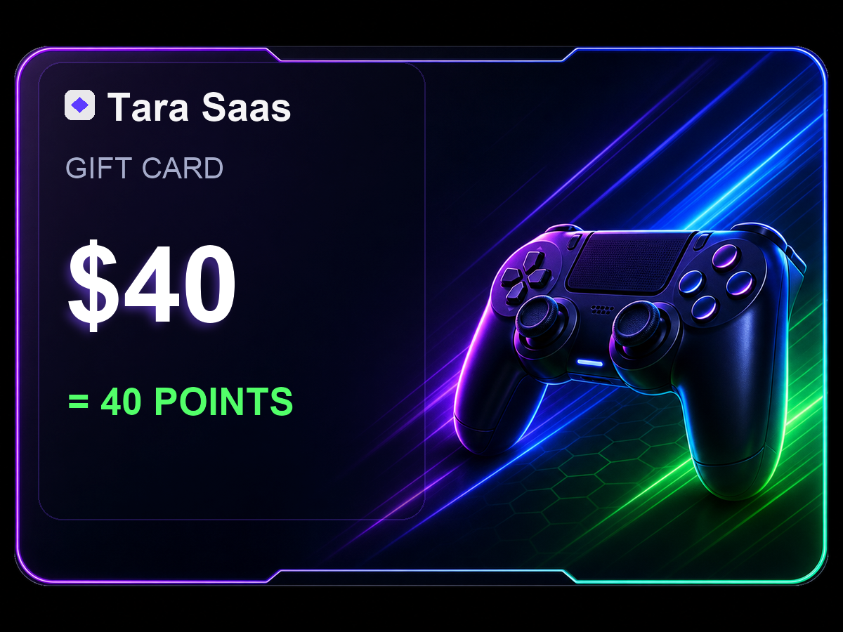 $40 Digital Gaming Gift Card