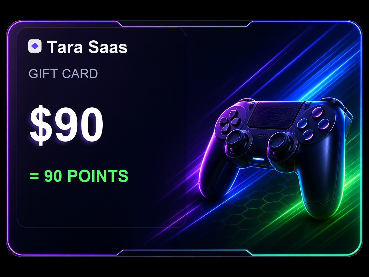 $90 Digital Gaming Gift Card